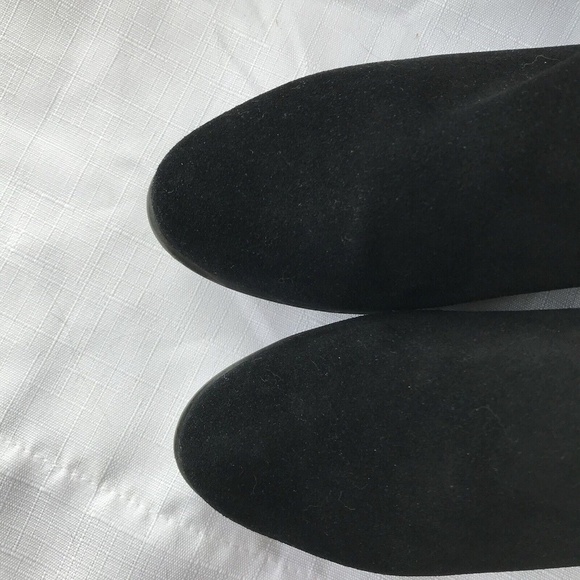 Blondo Womens Valli Waterproof Suede Ankle Bootie US 9.5 M Black Zip - Picture 3 of 12